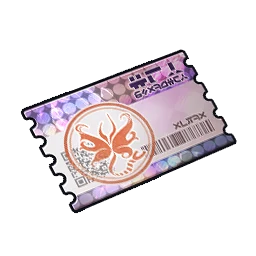 Colorful Ticket Stub